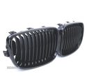 GRELHAS FRONTAIS PARA BMW E81 E82 E87 E88 07-12 LOOK M PRETO BRILHANTE - 3