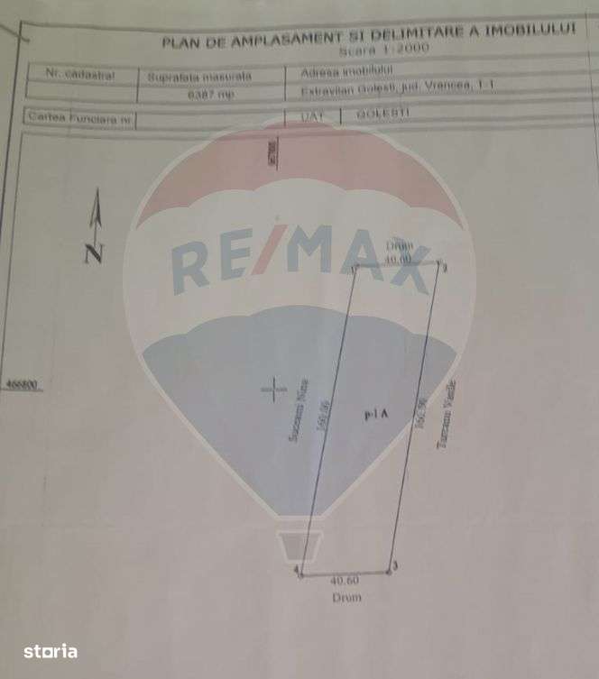 Teren 6,387mp Golesti / Drumul DC147-2