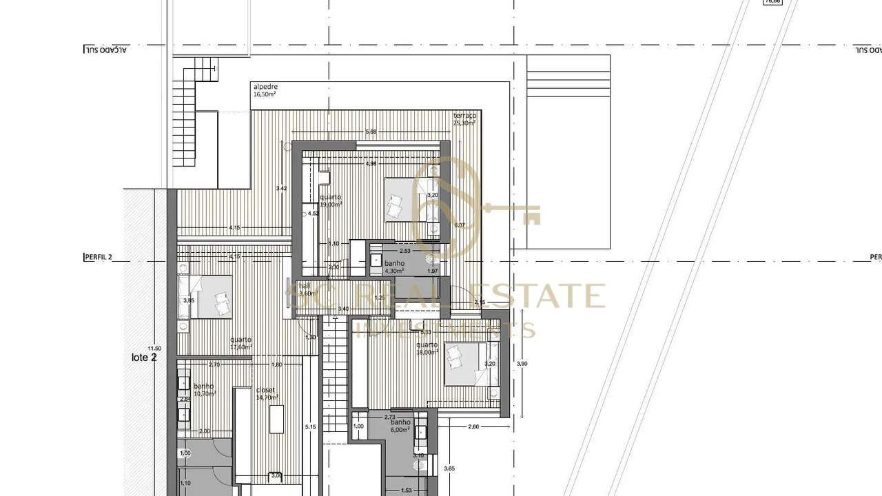 Terreno Gaveto Projeto Aprovado Moradia com Piscina-11