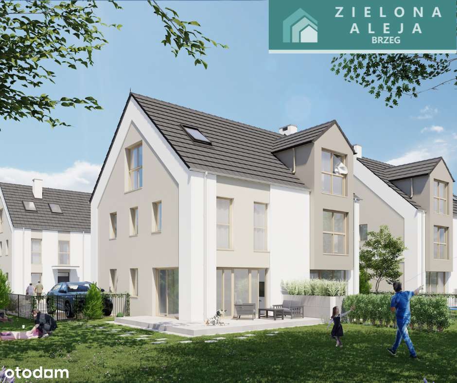 Dom wykończony pod klucz ZIELONA ALEJA Brzeg typ B-5