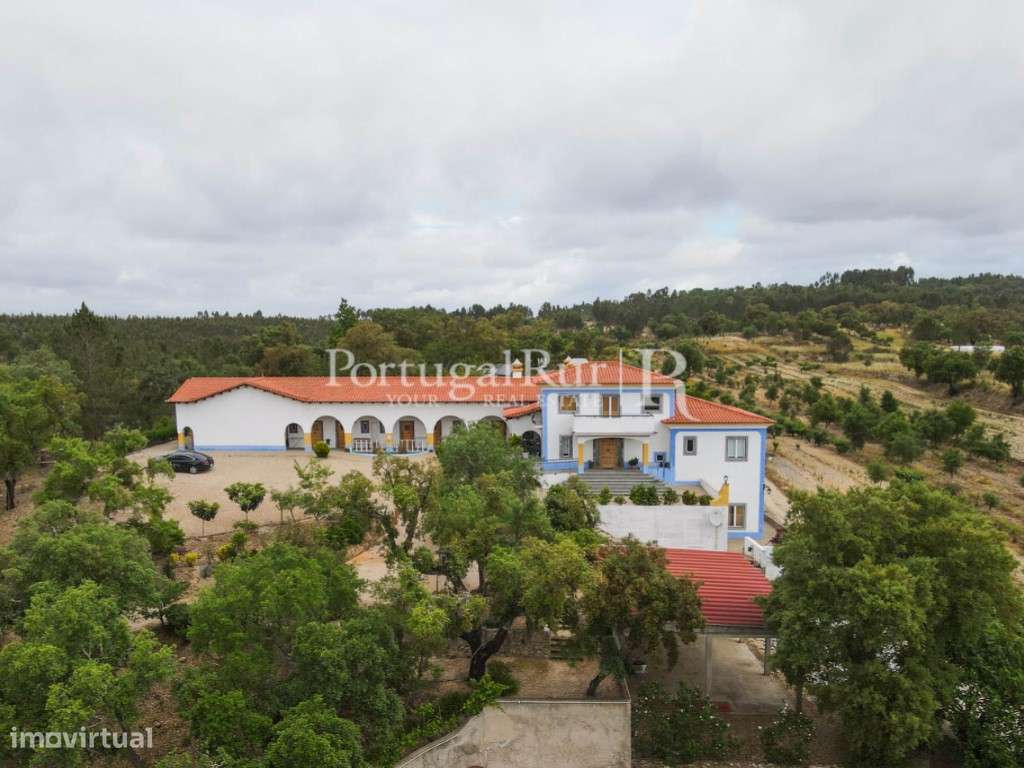 Quinta de 7,5ha com casa T11 de arquitetura ribatejana - Grande imagem: 2/60