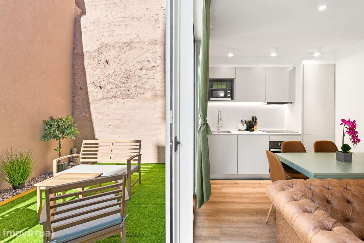 T1 Duplex com Terraço Novo na Rua do Bonjardim-9