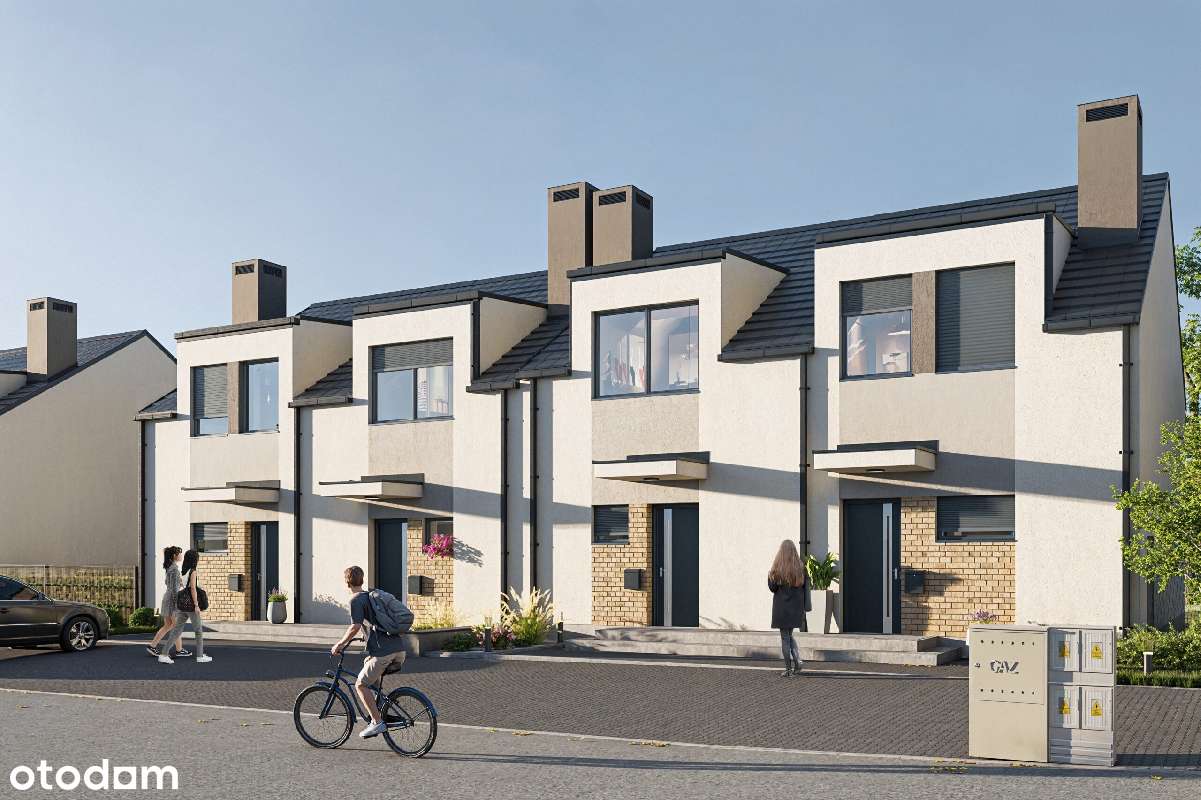 Funkcjonalny dom /skrajny segment/ogród słoneczny od południa /Jezioro-3