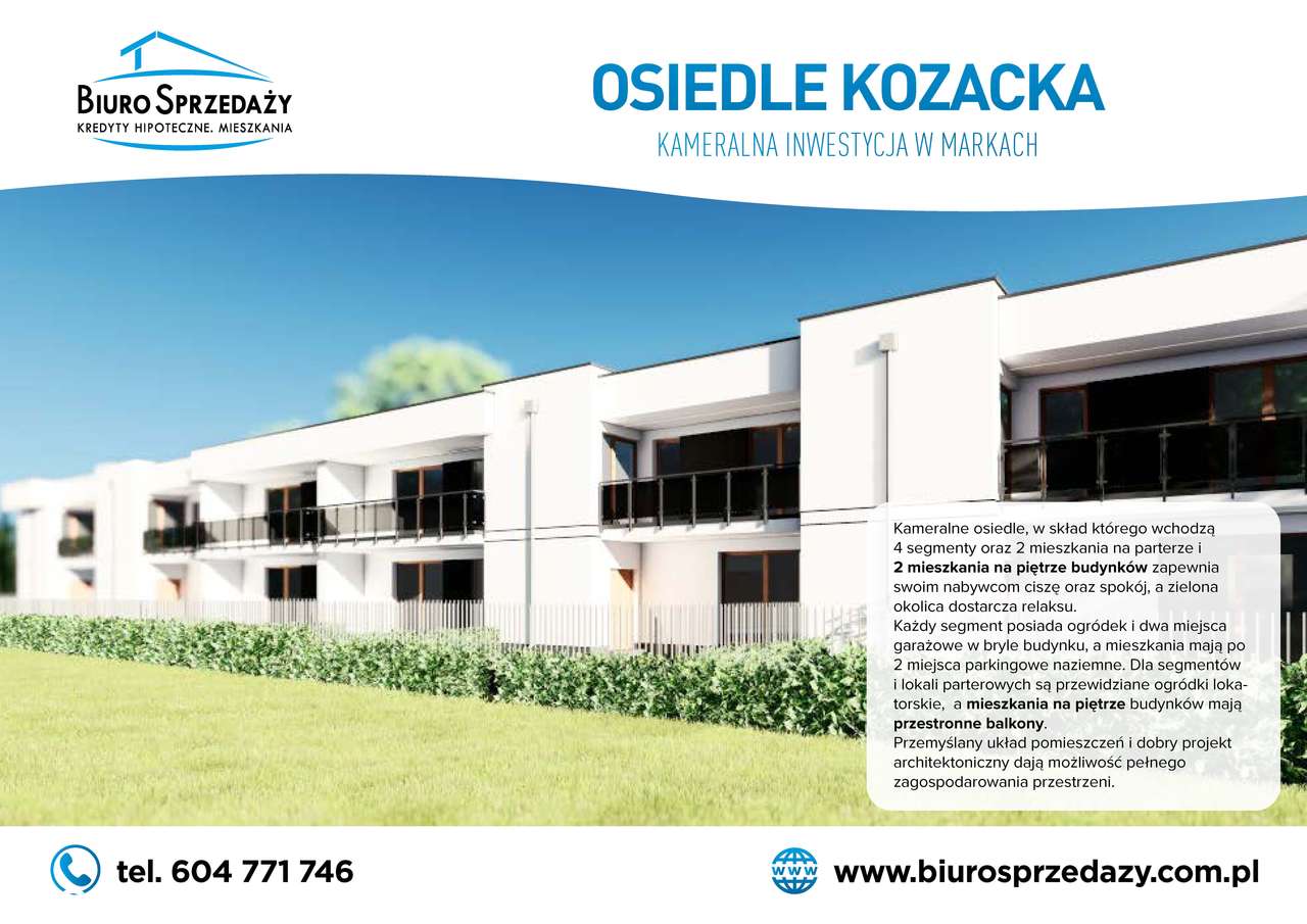 4 POKOJE + 2MP+DUŻY BALKON - wśród ciszy i zieleni - Pełny obrazek: 4/9