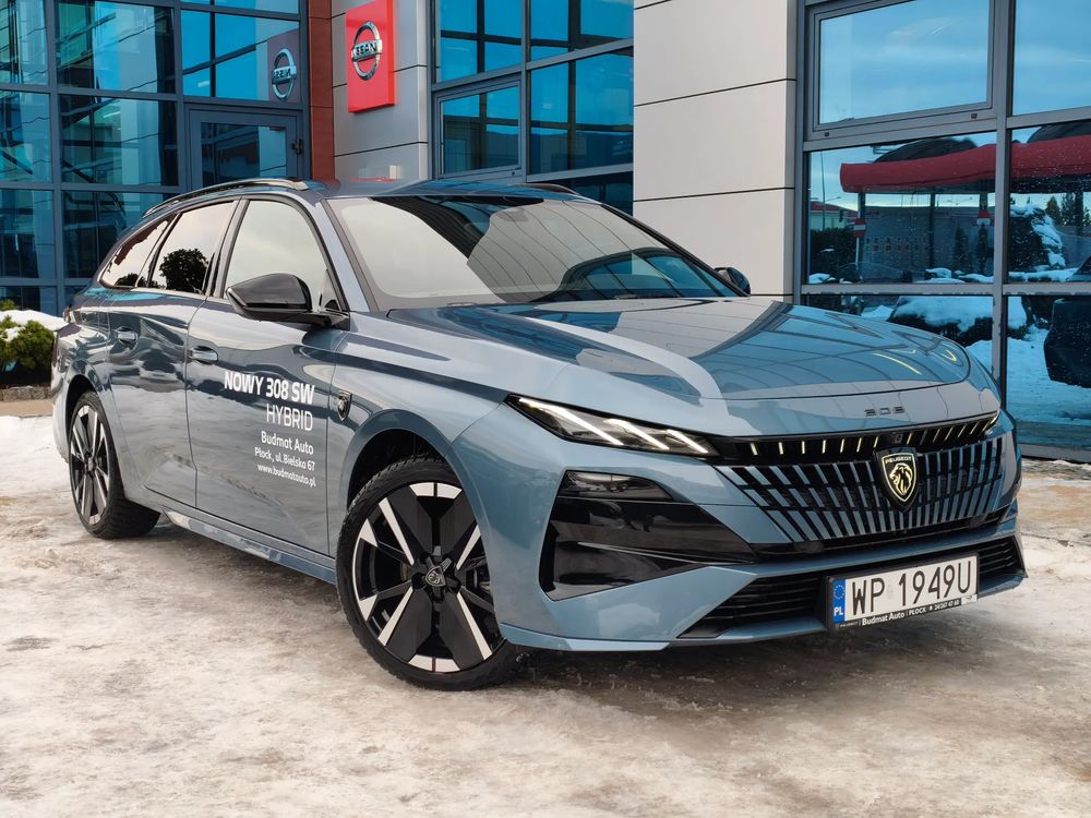 308SW GT mHEV 145KM DEMO, Alcantara, Matrix LED, Opony zimowe