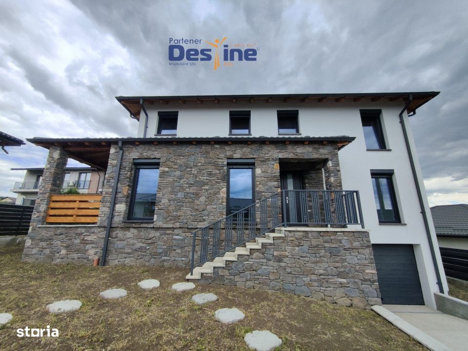 Casa individuala D+P+1, 4 camere 208 MP + teren 440 MP - VALEA ADANCĂ