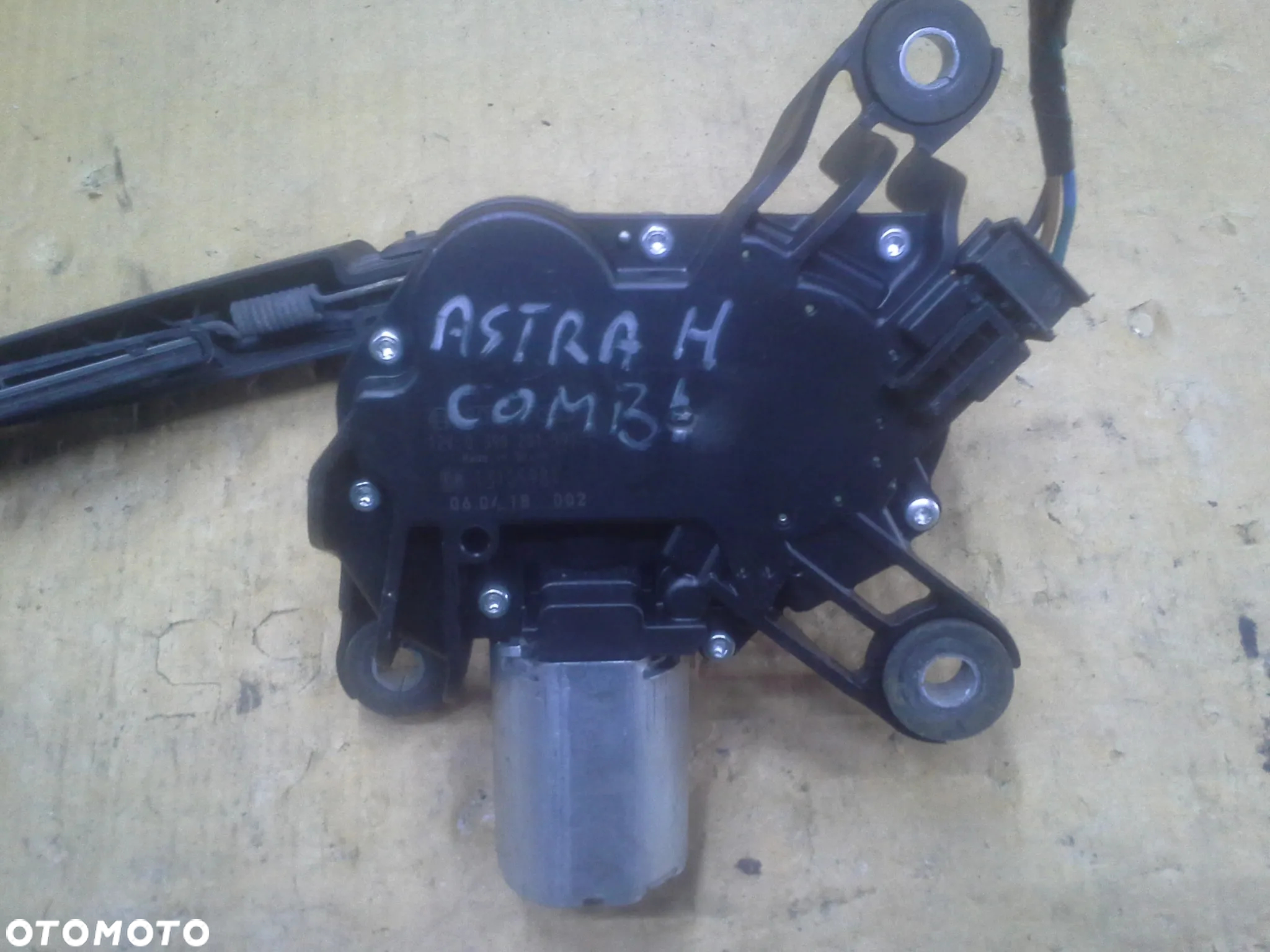 Opel Astra H Combi silniczek wycieraczki TYŁ 13105981 plus ramię - 4