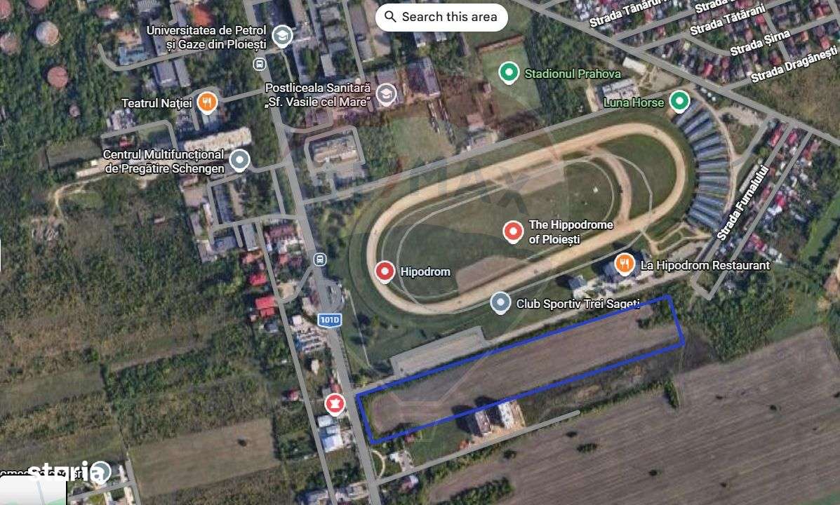 Teren P+11 Hipodrom Ploiești—20.000 mp, Front Direct la Bulevard-0