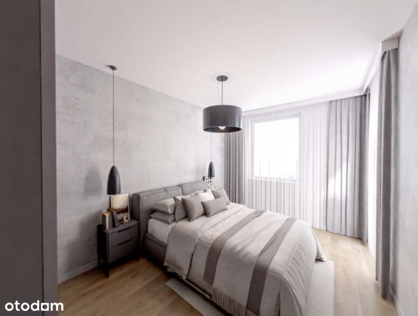 2-pokojowe mieszkanie 46,52 m2 + ogródek - Pełny obrazek: 3/9