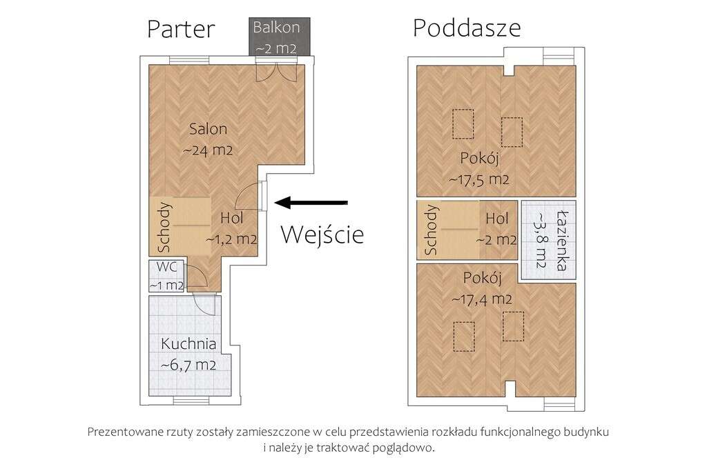 Dwupoziomowe Mieszkanie 73,5m2, 3 pok. Piaseczno-10