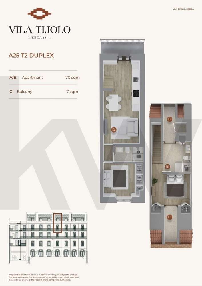 T2 Duplex de Luxo com Vista Rio Tejo-13