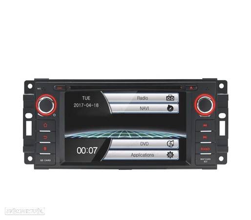 AUTO RADIO PARA JEEP WRANGLER 07-12 GRAND CHEROKEE 08-11 USB GPS TACTIL 6.2" HD - 1