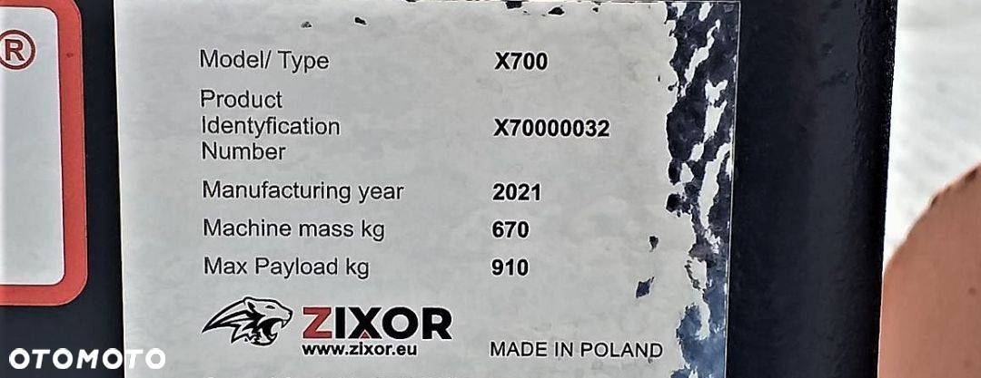 Inny ŁYŻKA PRZESIEWAJĄCA Z NAPĘDEM HYDRAULICZNYM - ZIXOR X700 - 14