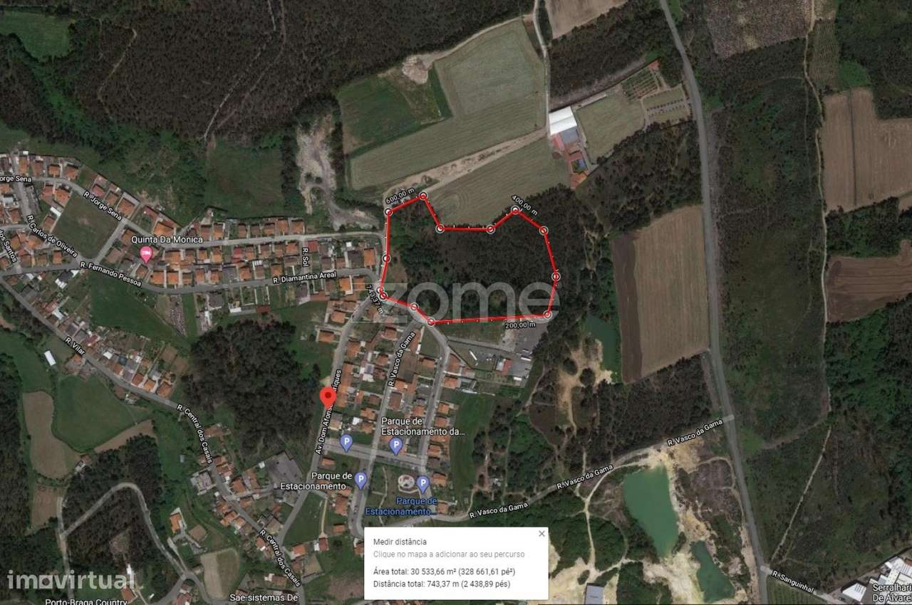 Terreno misto com 30.500 M2 em Alvarelhos Trofa-Porto - Grande imagem: 2/15