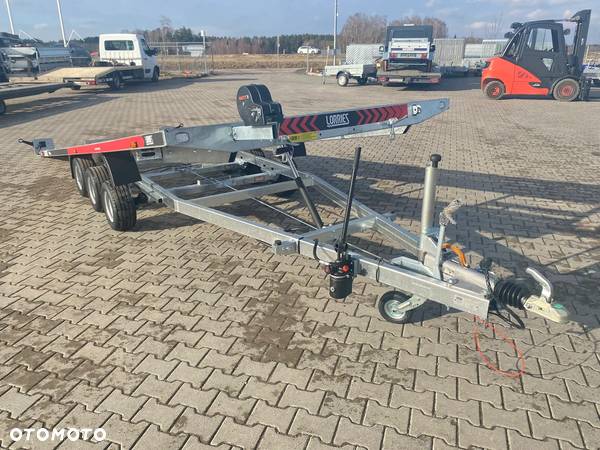 Lorries Dostawa laweta UCHYLNA GRAWITACYJNIE 600x201cm DMC3500kg LAMPY LED, 3 osie, płaska - 16