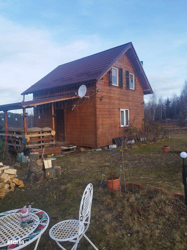 Cabana lemn cu 1000 mp teren MĂRIȘEL zonă de cabane-14