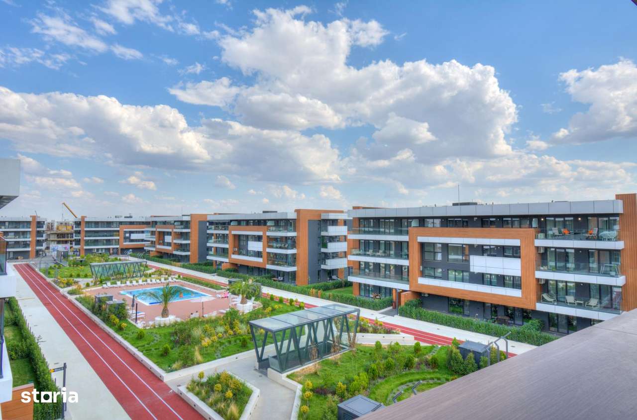 Apartament 2 camere Astorium Garden Titan Gura Calitei piscina terasa-1