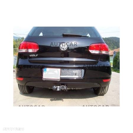 Carlig de remorcare pentru VOLKSWAGEN GOLF - V,VI,Plus,3/5usi,(1K 1,5M1) - sistem demontabil automat cu clema  din 2003 - 7