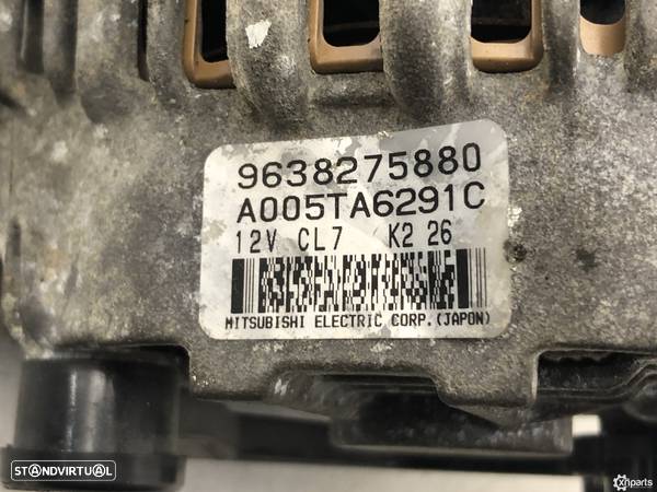 Alternador Usado PEUGEOT 206 (2A/C) 1.6 16V REF. 9638275880 MOTOR NFU - 6