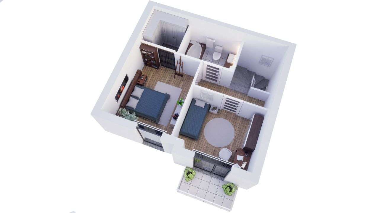 Nova Pomorska | mieszkanie 3B | 63.50 m2 - Pełny obrazek: 2/9