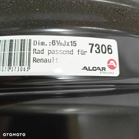 Felgi 5x114,3 15 Renault Megan Scenic NOWE 4szt (KE8513) - 9