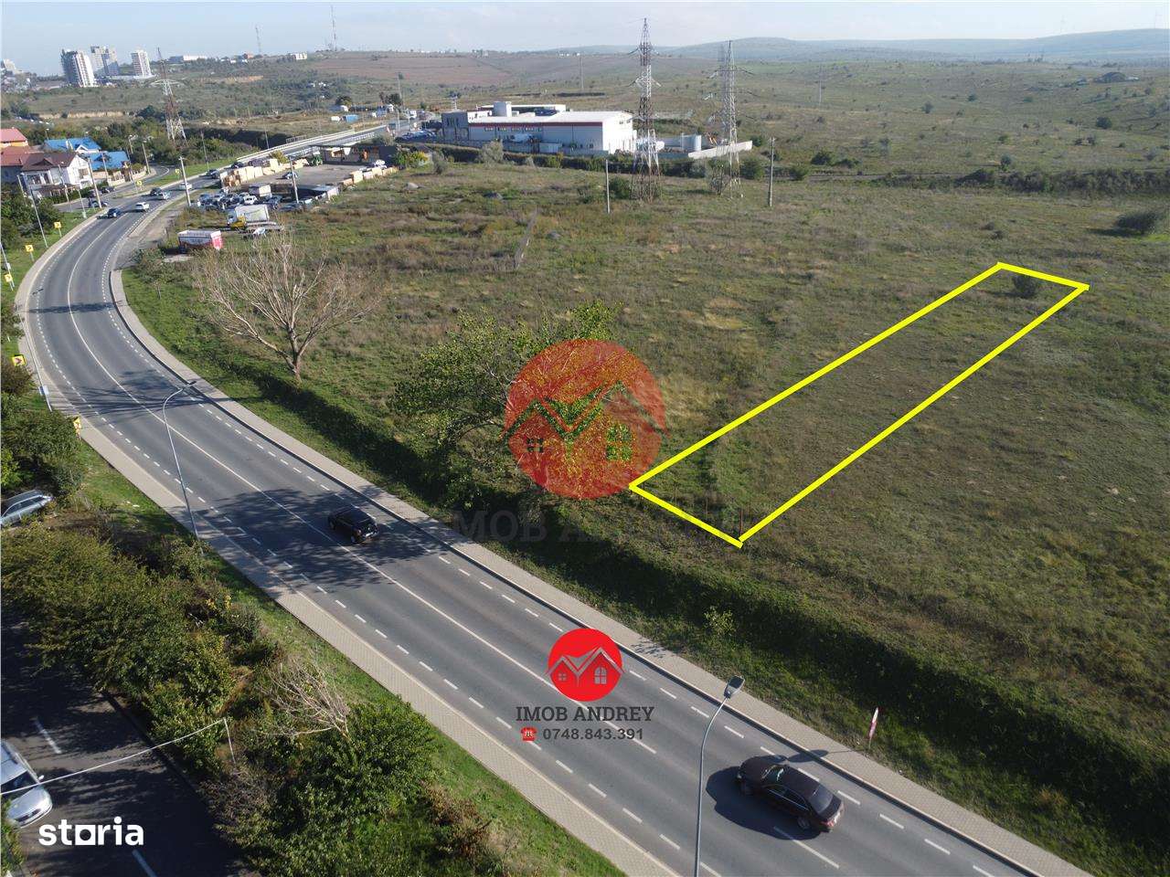 Teren de vanzare 2519 mp, deschidere 16.27 ml, ideal pentru investitie - Imagine principală: 1/2