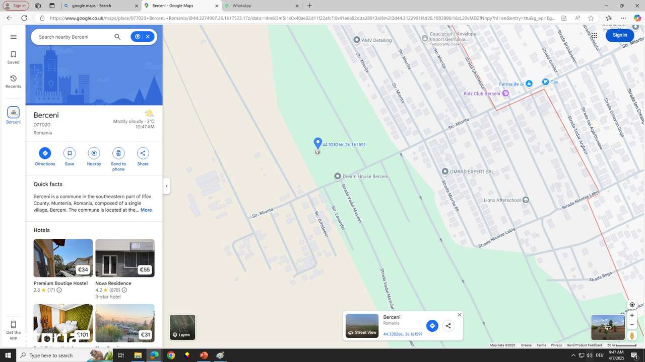 Teren intravilan de vânzare – Comuna Berceni, Str. Miorița, 888 mp!-2