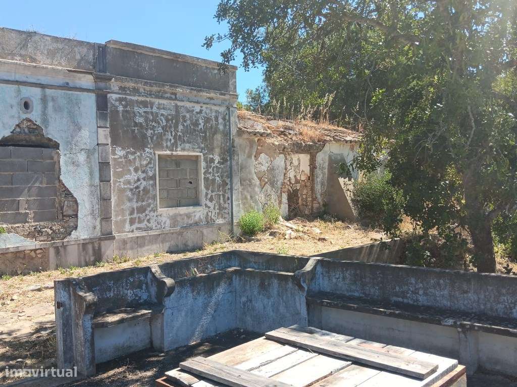 Terreno com ruína, vista mar, Santa Bárbara de Nexe, Faro, Algarve-23