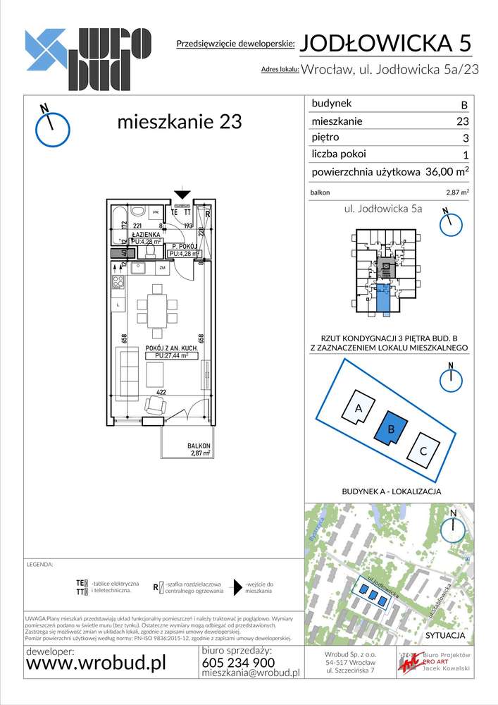 Jodłowicka 5 | mieszkanie B-23 - Pełny obrazek: 2/7