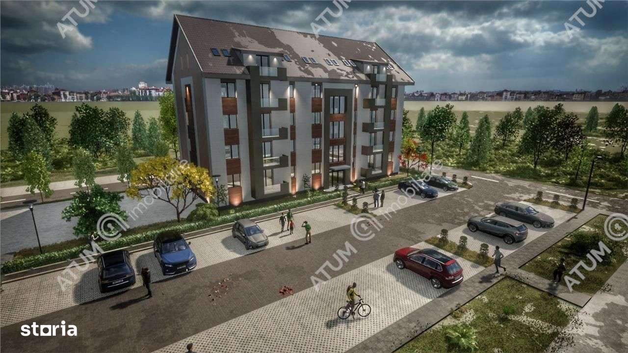 Apartament cu 3 camere 2 bai balcon si loc parcare situat in Talmaciu - Imagine principală: 3/12