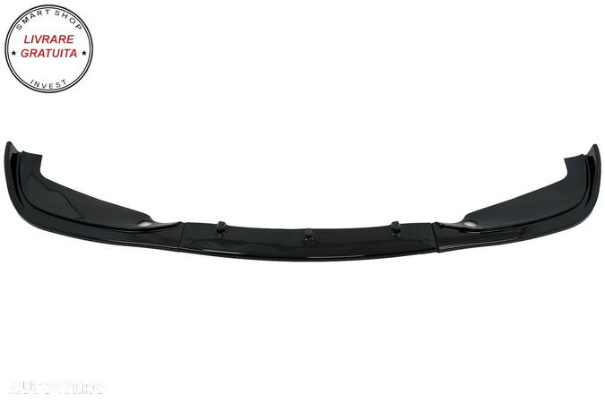 Prelungire Bara Fata BMW 3 Series E46 M3 Sedan Touring (1998-2004) Negru Lucios- livrare gratuita - 2