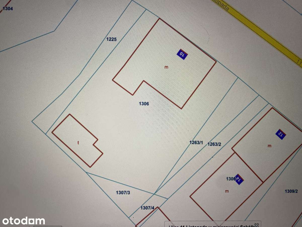 Działka w Centrum Sokółki - 466 mkw - BEZPOŚREDNIO-1