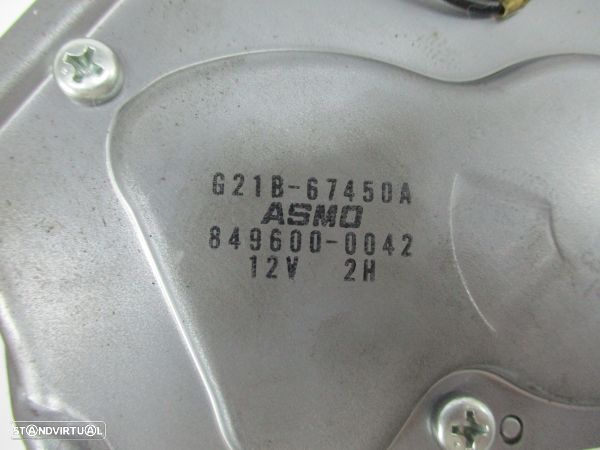 Motor Escovas / Limpa Vidros Tras Mazda 6 Station Wagon (Gy) - 4