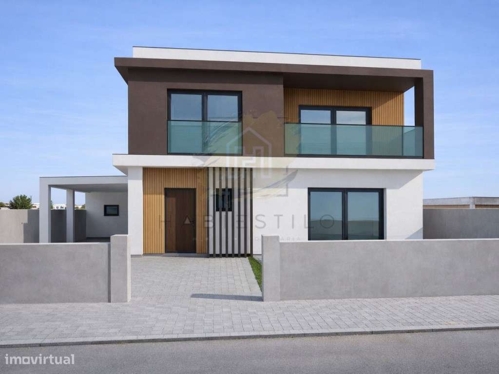 Moradia Nova T4 com Piscina em Azeitão- Vista Serra da Arrábida-1