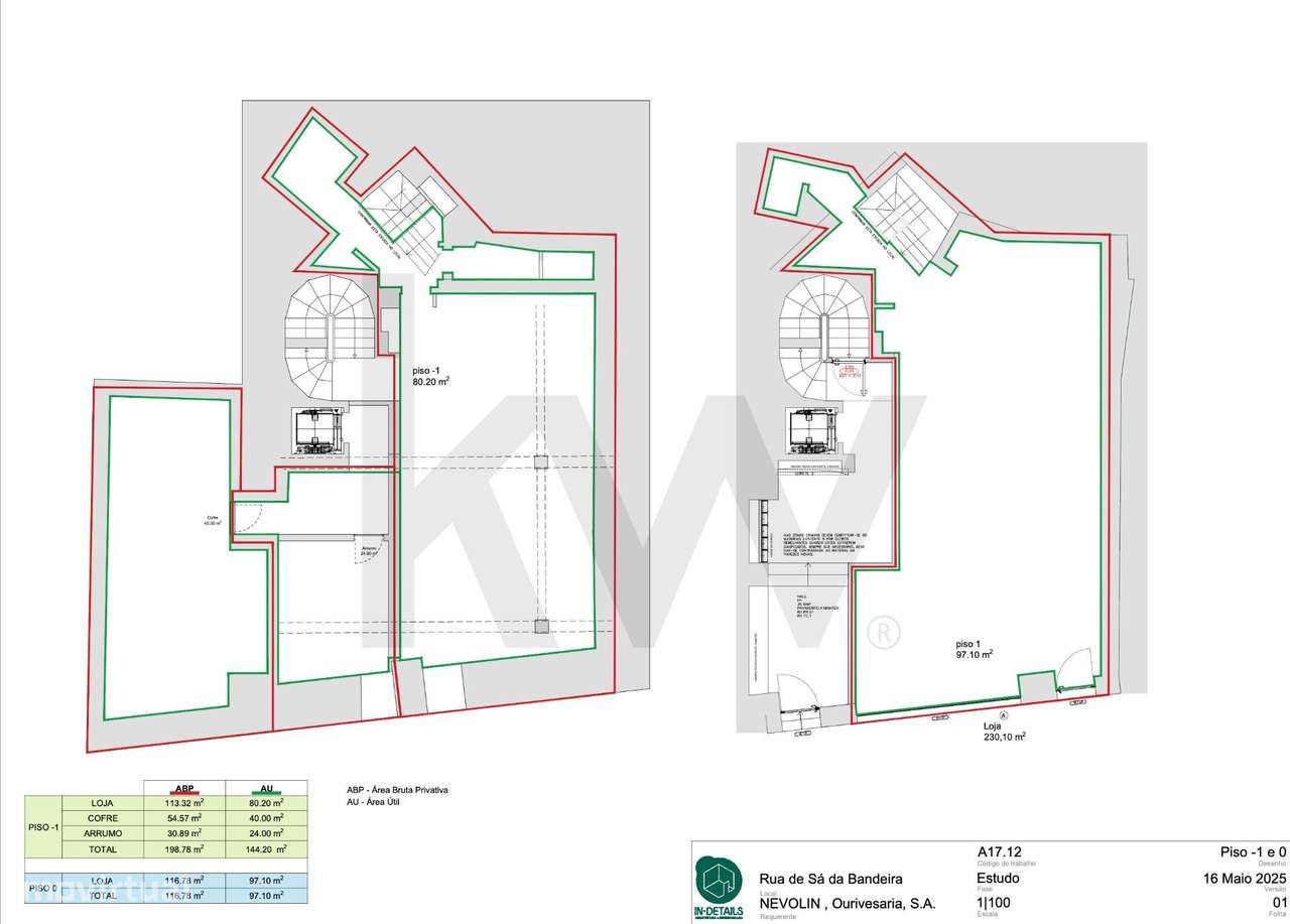 Espaço comercial para arrendamento com 2 pisos e 241 m2 na Rua Sá de B - Grande imagem: 5/7