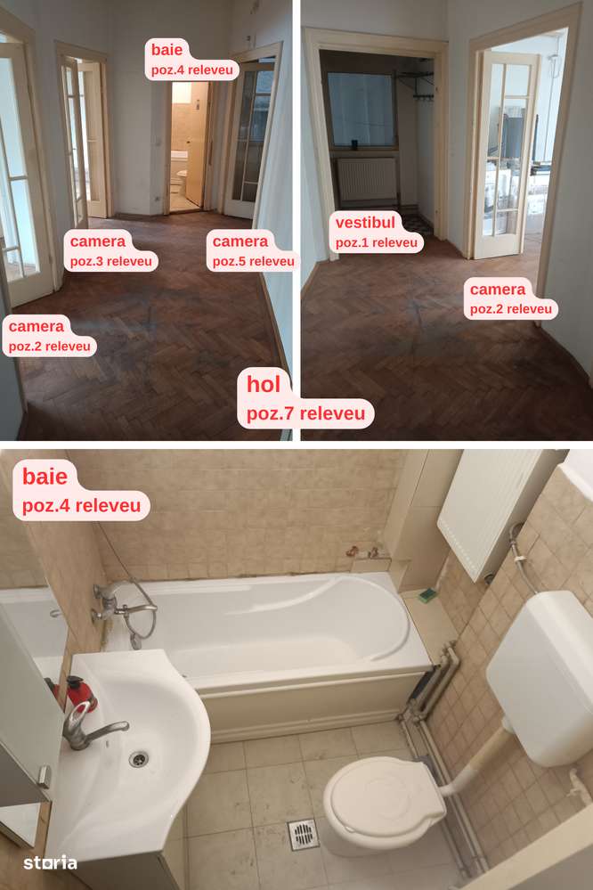 Apartament 3 camere Calea Victoriei Amzei Banului Romana Proprietar - Imagine principală: 5/9