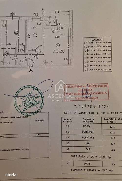 Vanzare apartament 2 Camere Militari – Valea Largă, Etaj 2/4-16