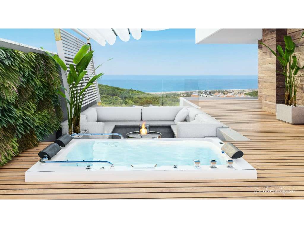 Moradia Nazaré com piscina e vista mar - Grande imagem: 5/11