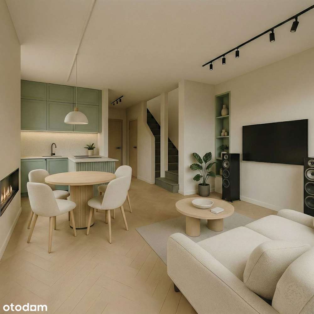 bliźniak 79m² parkingi ogród taras gotowe na V-3