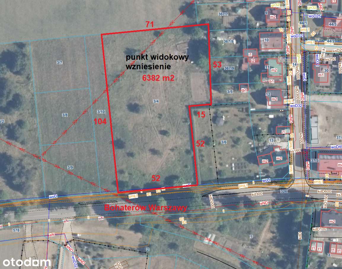 Ińsko działka budowlana pow. 3600 m2, 2700 m2 - zaproponuj cenę-1