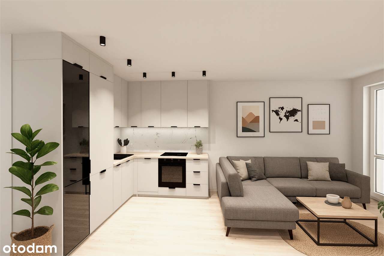 2 pokojowe mieszkanie z garderobą w nowoczesnym bloku z windą - Pełny obrazek: 3/5