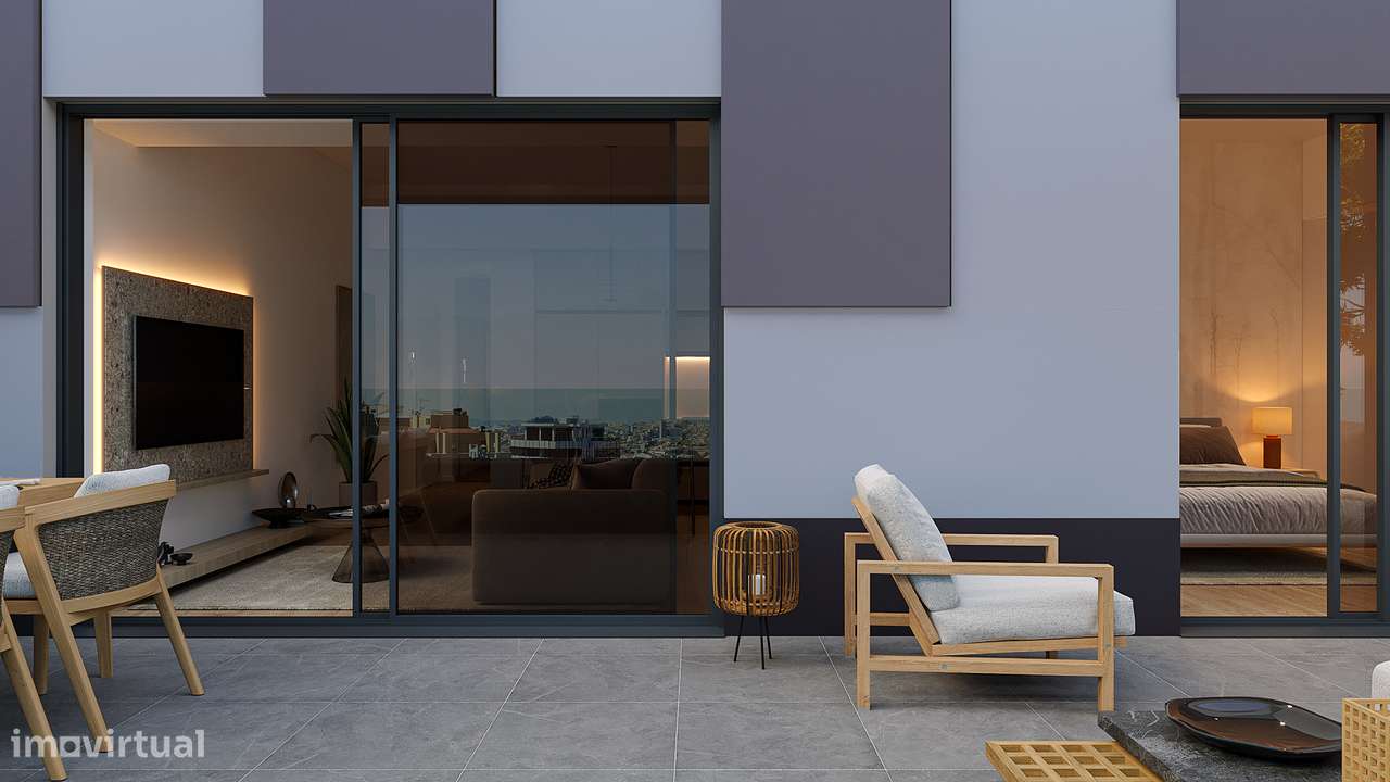 T1+1 Novo com lugar de garagem e arrumo a 400m do Metro.-28