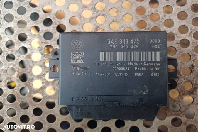 Modul senzori parcare 3AE919475 Volkswagen VW Passat CC 1  [din 2008 pana  2012] seria Sedan 2.0 TD - 1