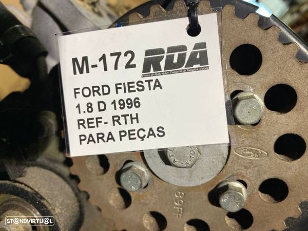 M172 Motor Para Peças Ford Fiesta 1.8 D Ref- RTH - 5