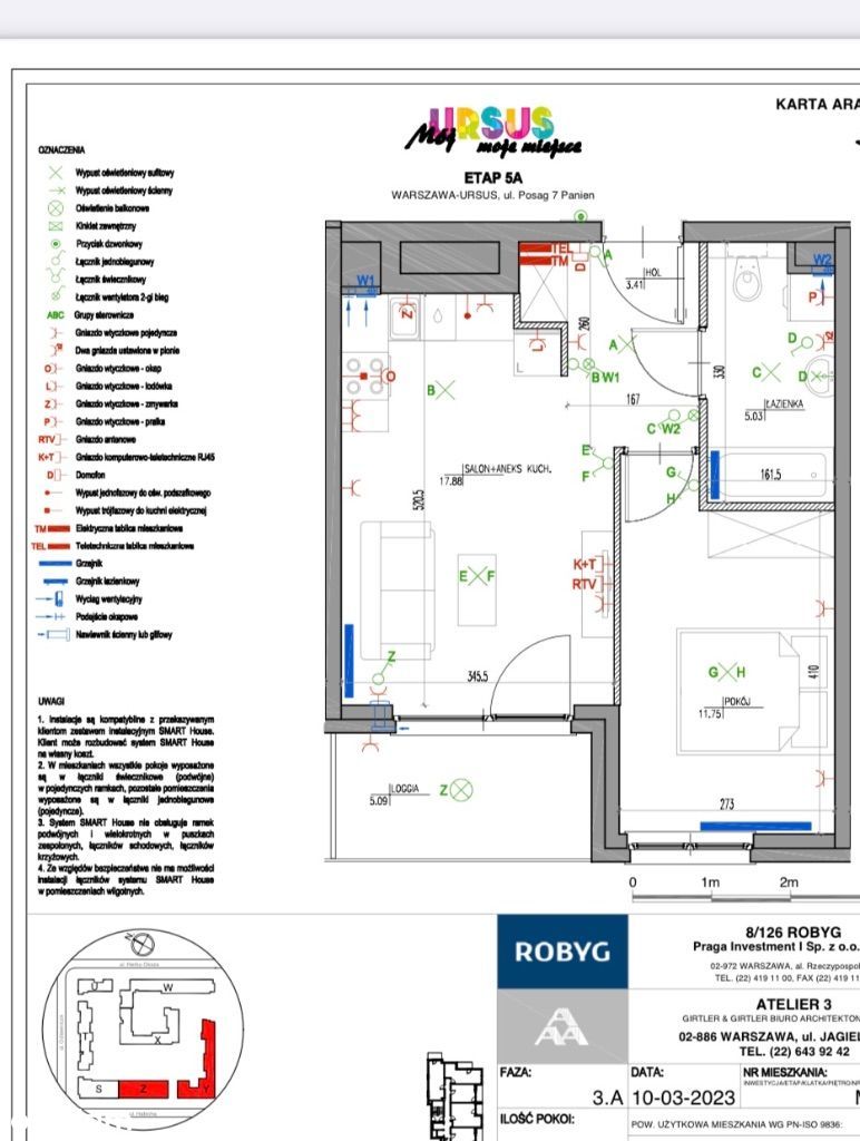 Sprzedam mieszkanie 38,07 m Ursus ROBYG