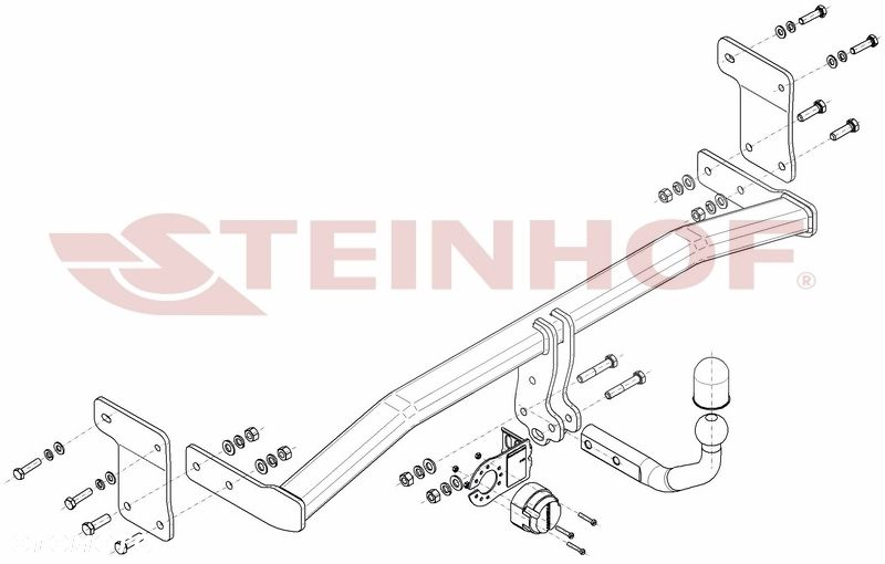 Hak Holowniczy + MODUŁ 7PIN do Hyundai i30 III PD 5 drzwi od 2017 - 2