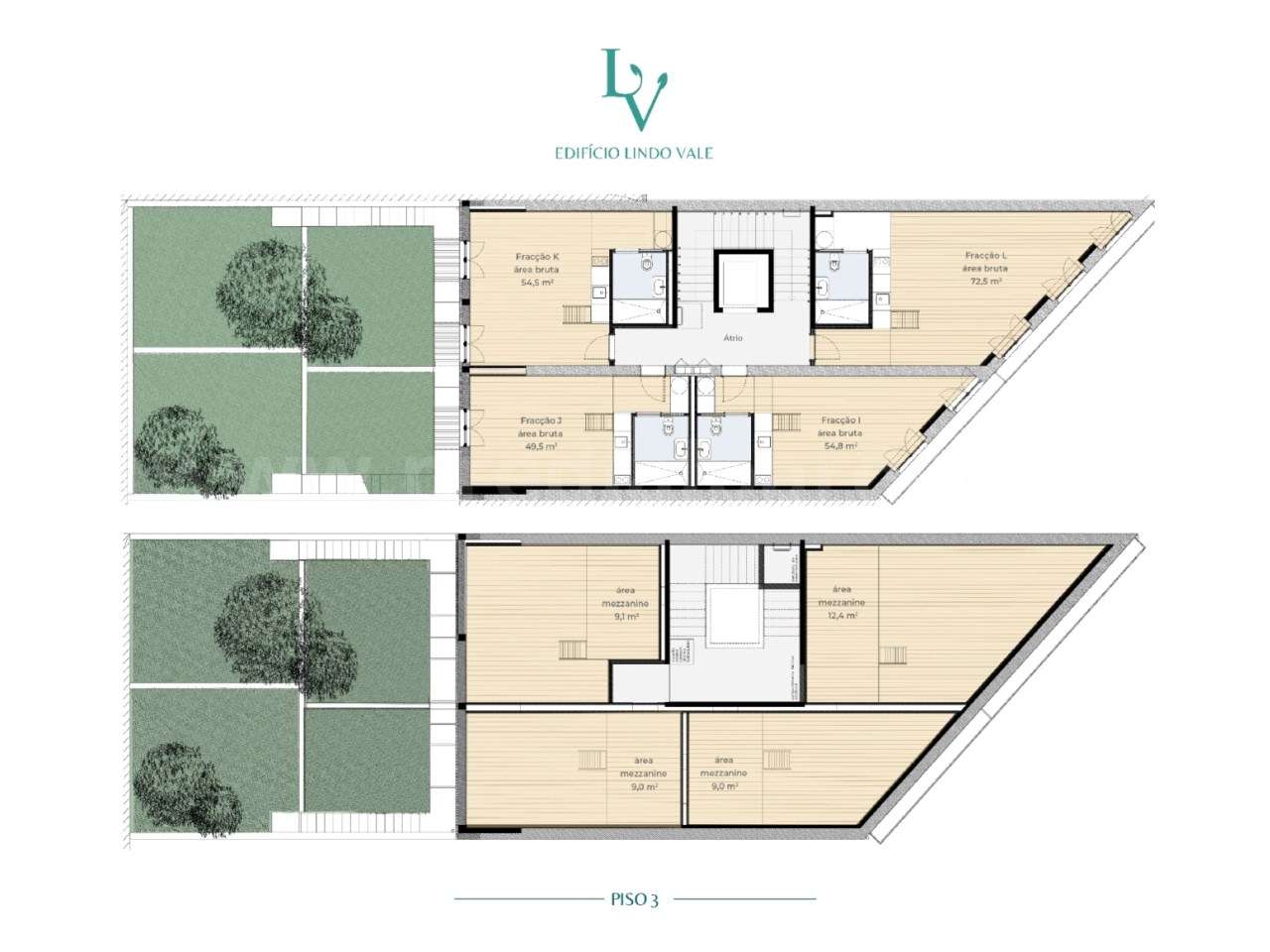 Apartamento T1 Mezzanine com varanda, Campo Lindo - Grande imagem: 5/16