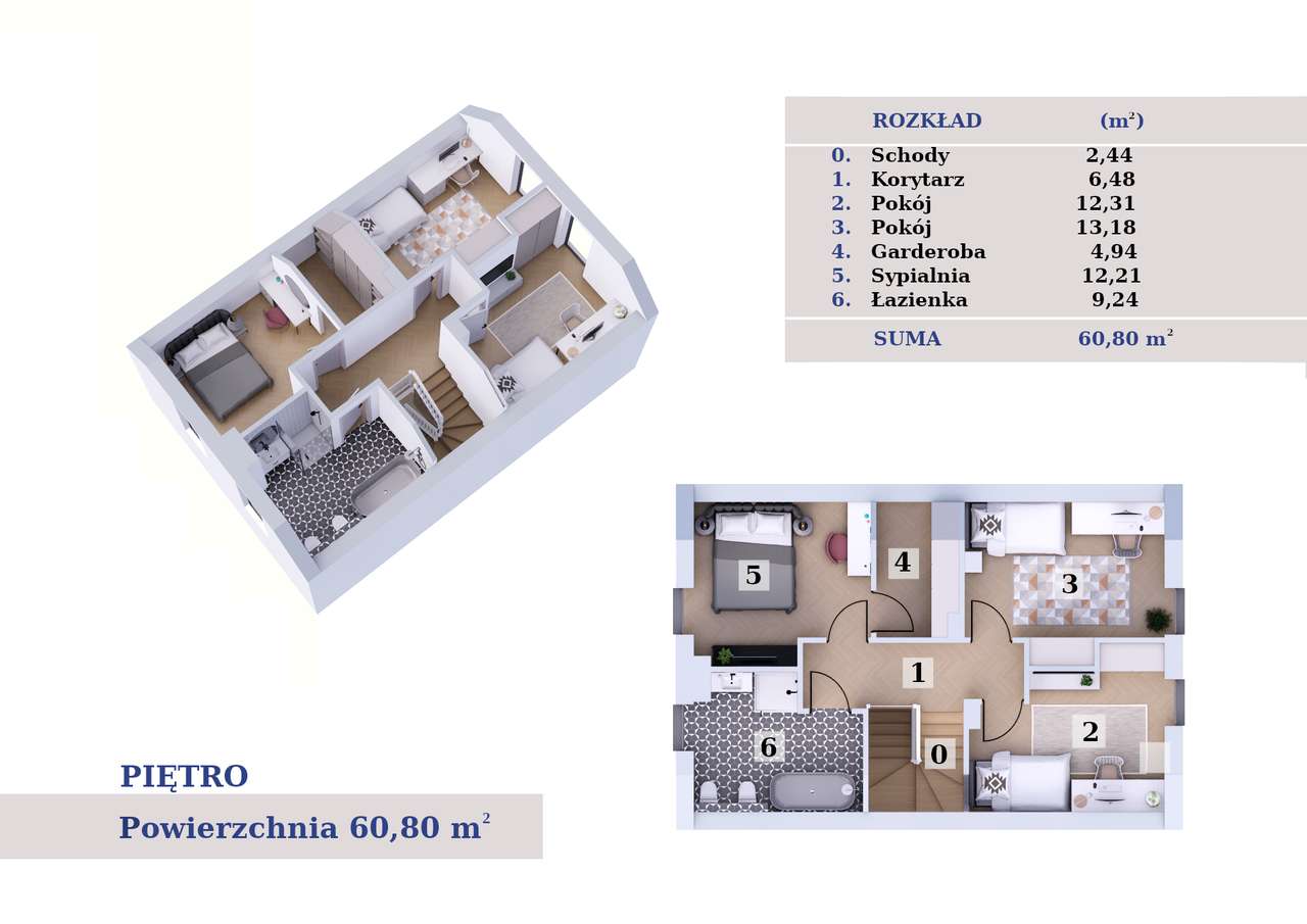 Nowy dom 5-pokoi z garażem 2-stanowiskowym-5