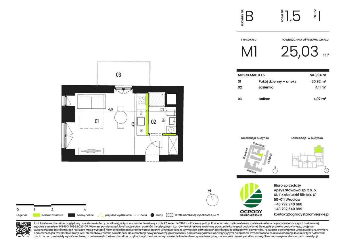 Promocja! Apartament w centrum, 3,9m wysokości - Pełny obrazek: 4/4