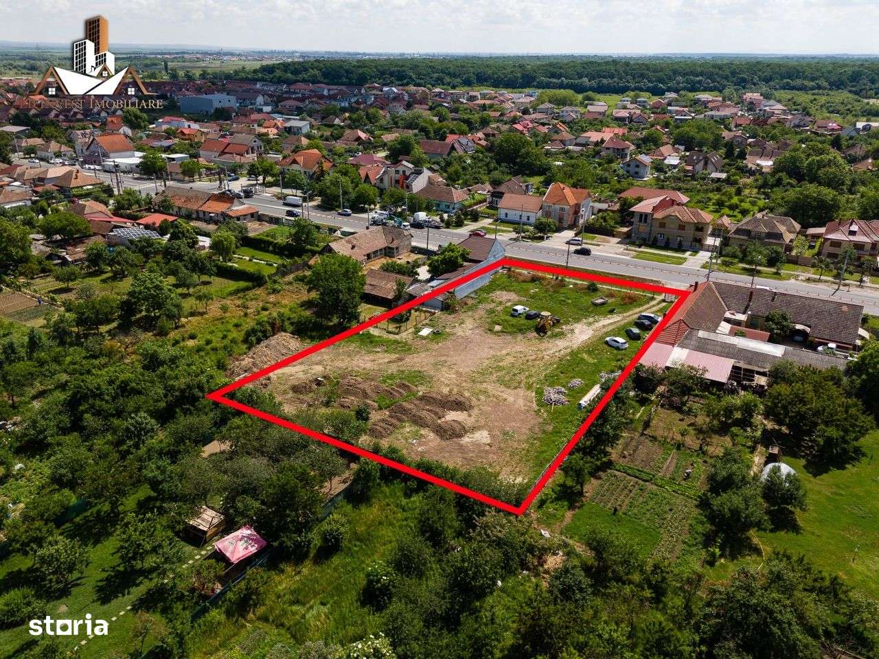 Teren intravilan Dumbravita& principala-3500 mp 0% Comision - Imagine principală: 5/6